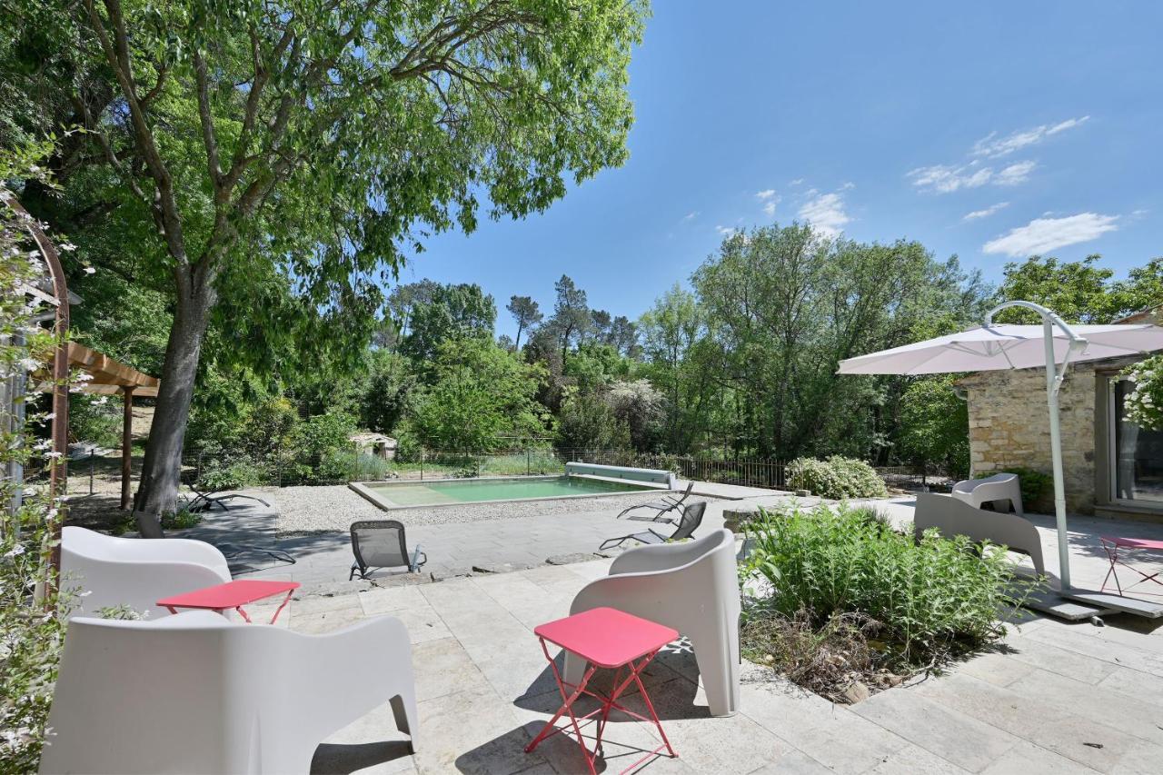 Mas Arguin - Charmante Maison Avec Piscine Barjac  Esterno foto